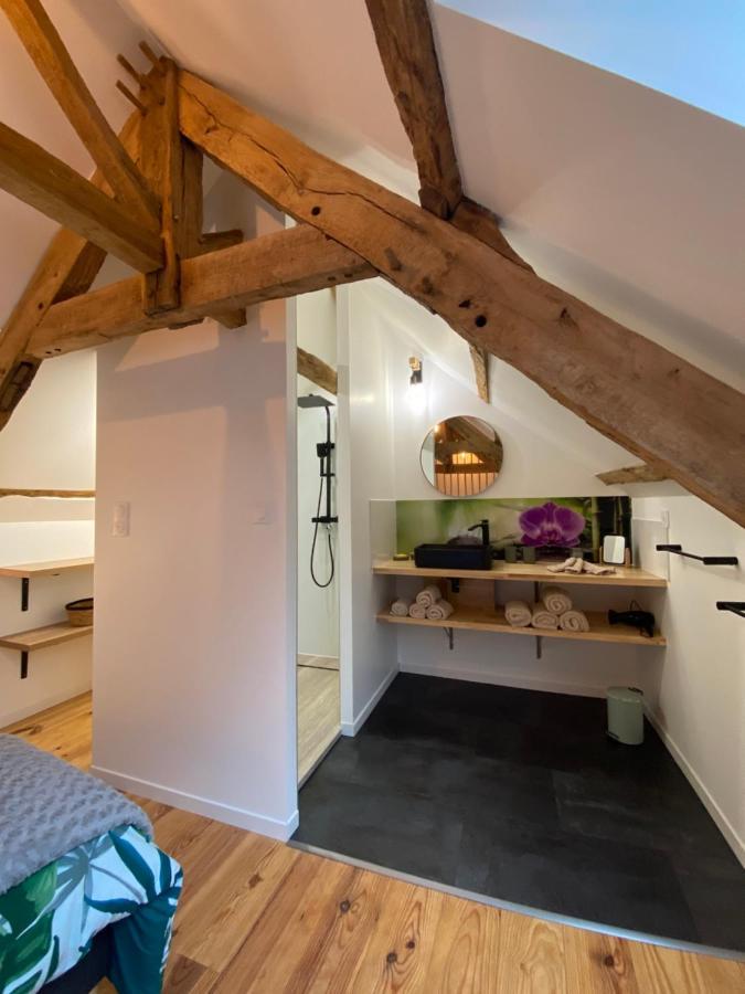 A La Memoire De Merlin & Spa Saint-Malon-sur-Mel 外观 照片